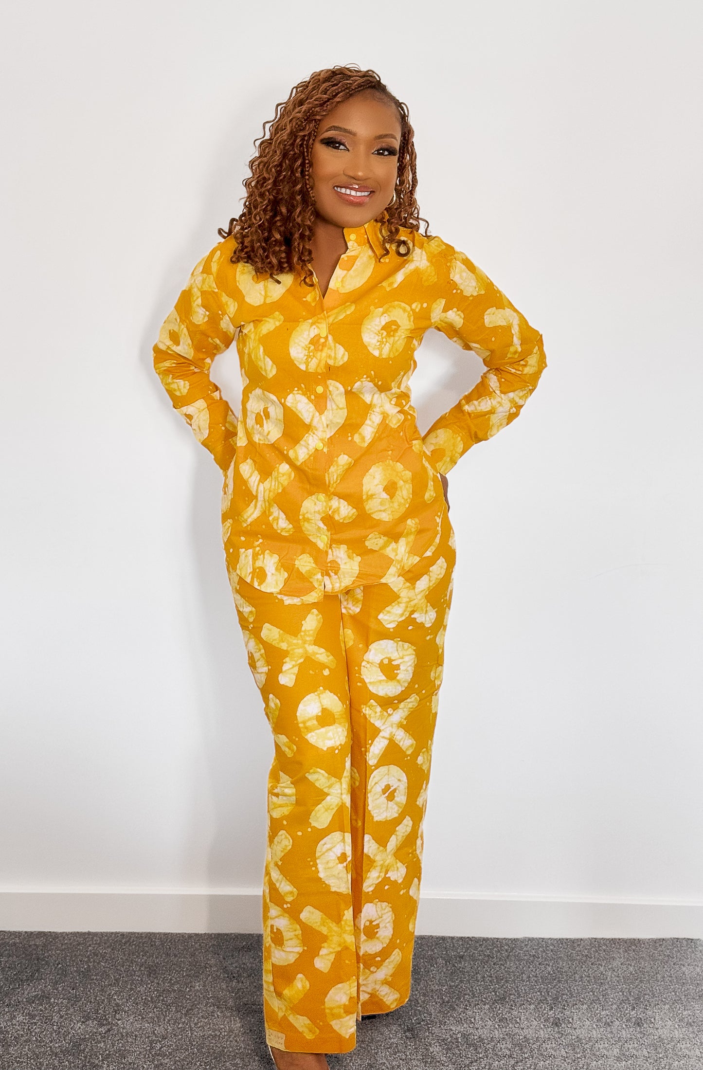 Anne's Ankara Shirt and Wide Leg Pants