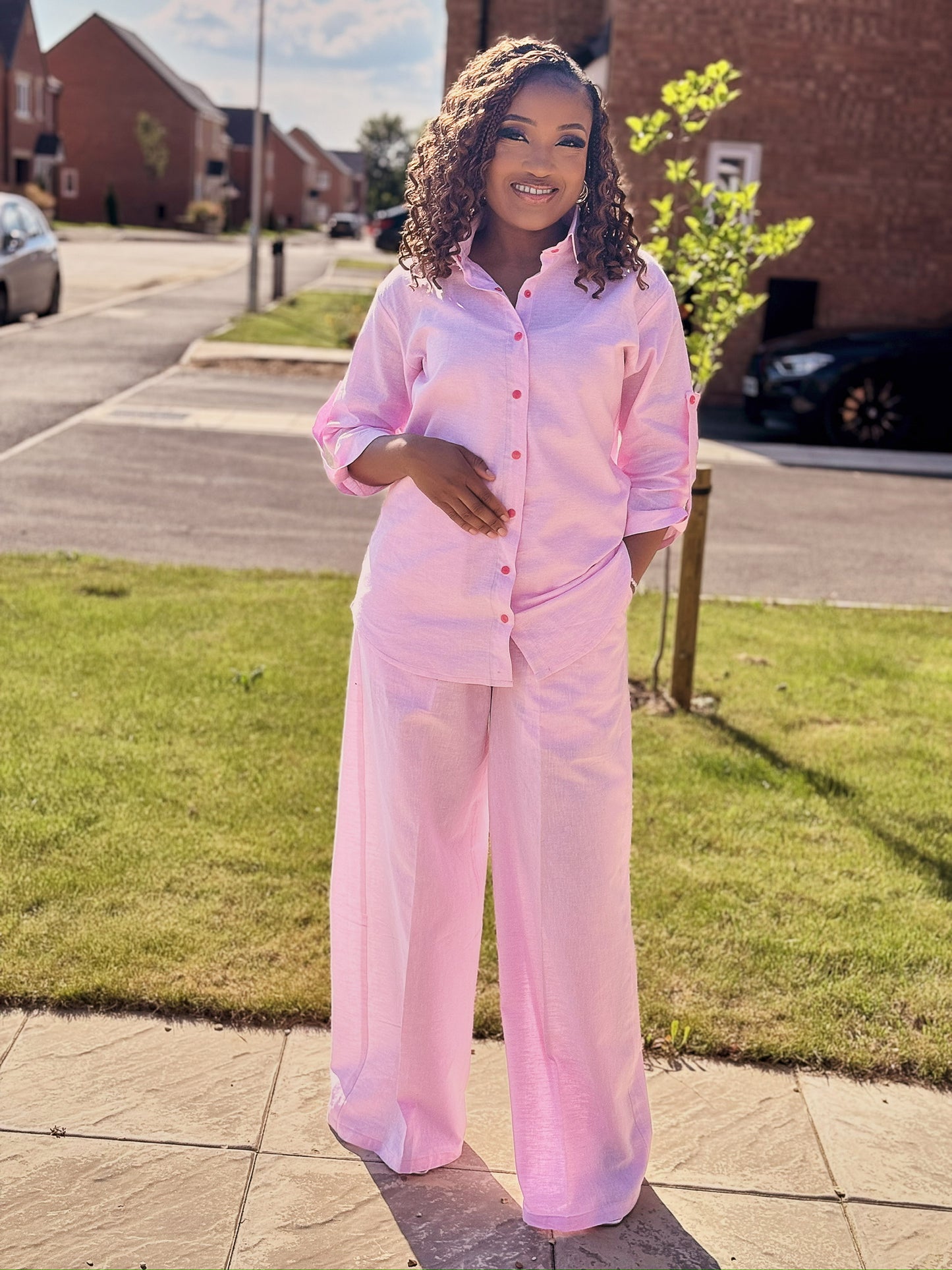 Esther's Linen Coord Set