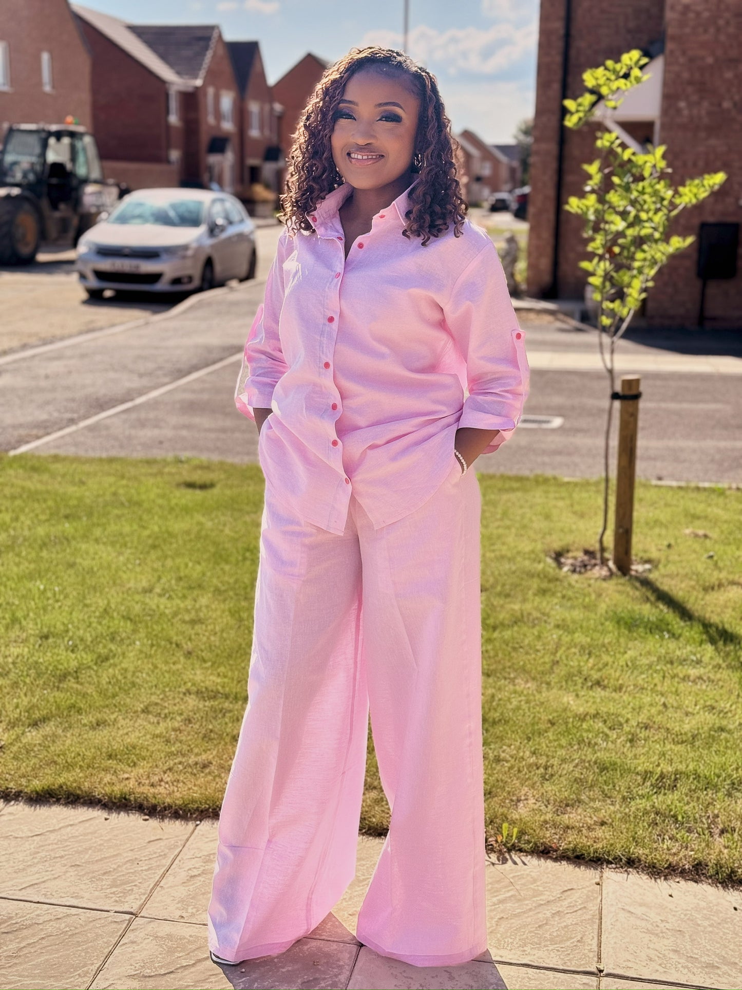 Esther's Linen Coord Set