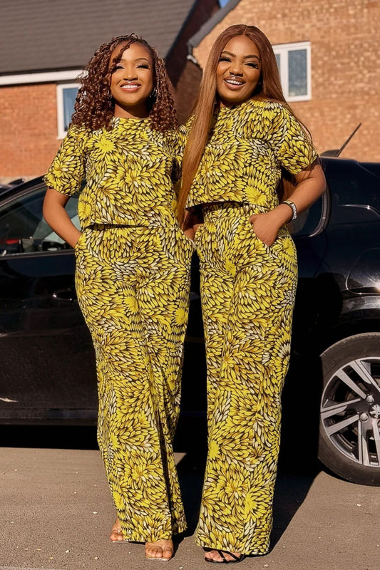 Moremi's Ankara Two Piece Set
