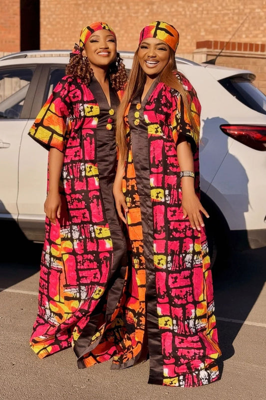 Sheba's Ankara Inner Belt Boubou